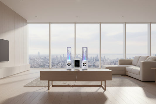 Dancing Water Speaker LED Light Fountain Speaker Family Party