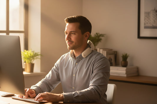 Electric Cervical Neck Pulse Massager Pain Shoulder Relief Body Muscle Relax