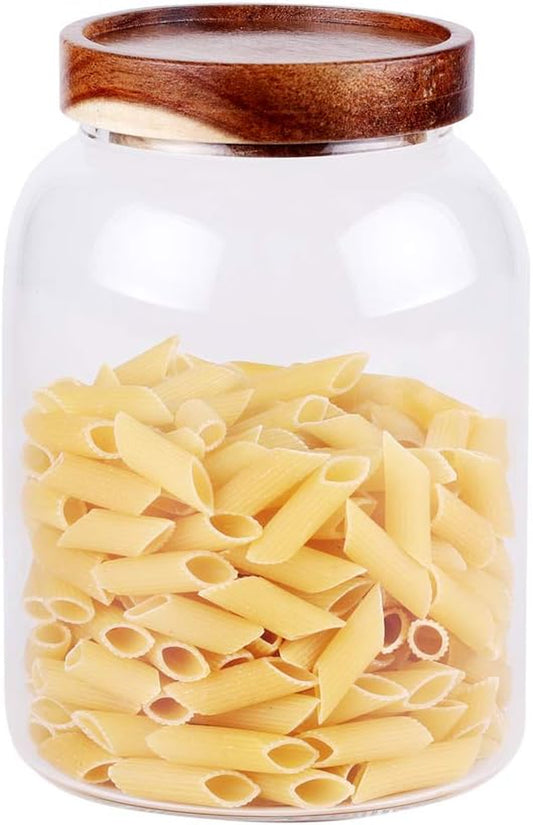 Glass Storage Jar with Airtight Lid | Tea, Coffee & Spice Canister