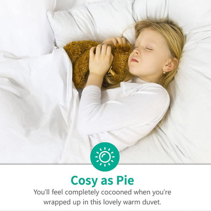 Lightweight Down Comforter California King | Organic Cotton All-Season Duvet, Cloud Grey