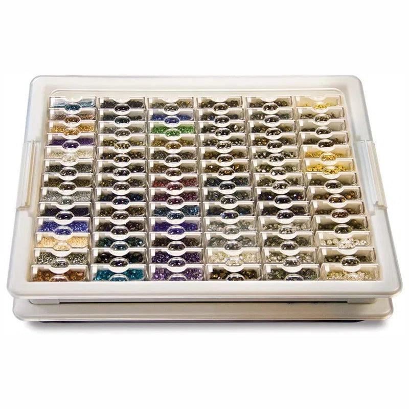 Plastic Art Organizer Carrying Case | Craft & Bead Storage