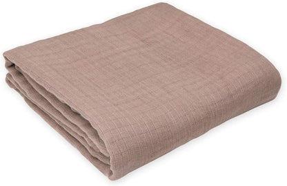 Organic Muslin Swaddle Blankets 4-Pack | Solid Colors, Unisex Baby