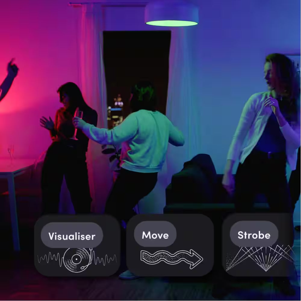 Smart LED Bulbs & Switch Kit | Alexa/Google Compatible, Multi-Color