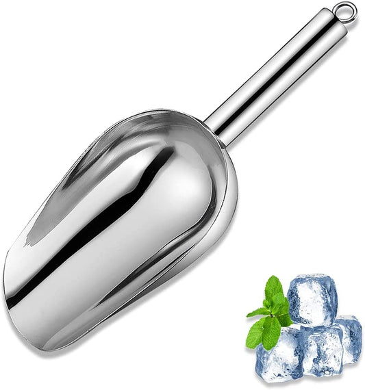 Stainless Steel Ice Scoop 6 oz | Kitchen & Bar, Silver