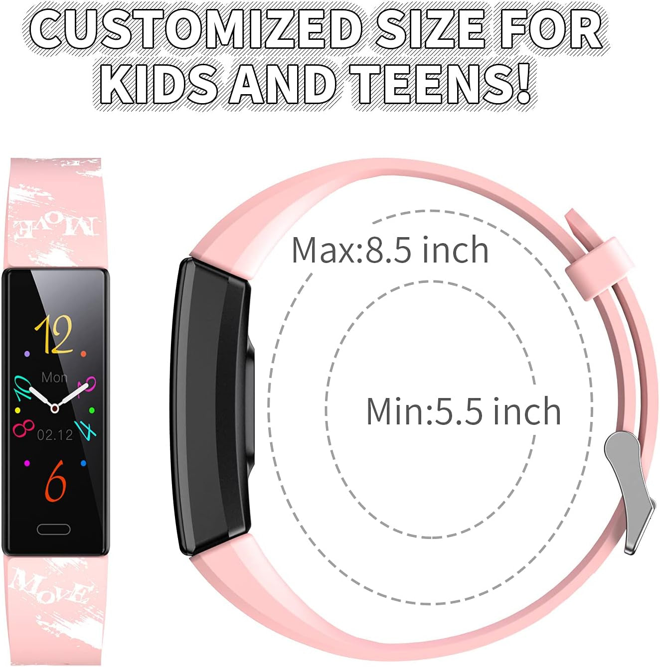 Kids Fitness Tracker Watch | IP68 Waterproof, 11 Sport Modes, Ages 6-16