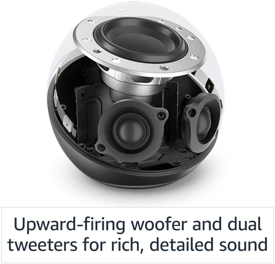 Echo Smart Speaker | Premium Sound, Alexa Built-In, Charcoal