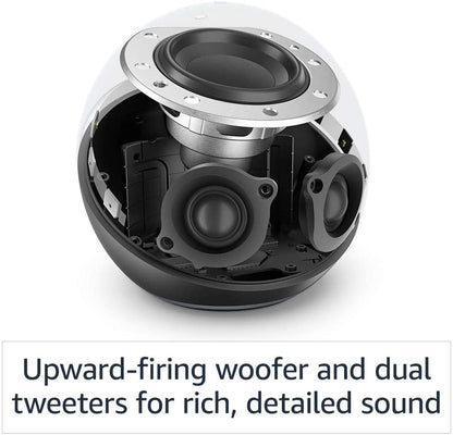 Echo Smart Speaker | Premium Sound, Alexa Built-In, Charcoal