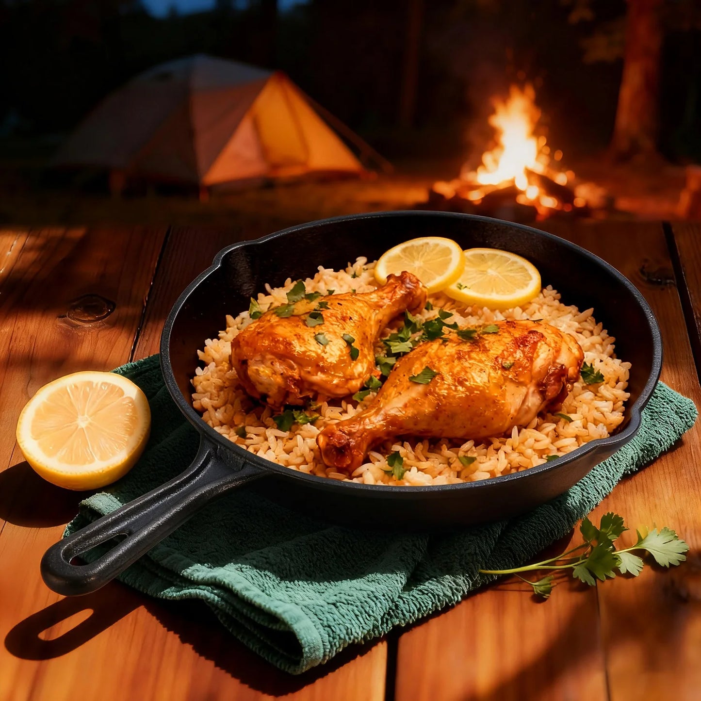 Pre-Seasoned Cast Iron Skillet 10.5" | Classic Handle