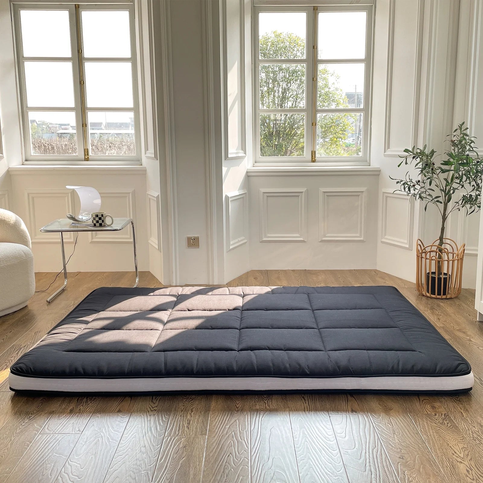 Japanese Futon Floor Mattress Full Size | Extra Thick Folding Pad