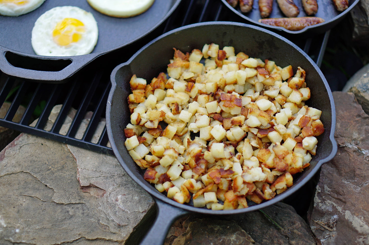 Pre-Seasoned Cast Iron Skillet 10.5" | Classic Handle